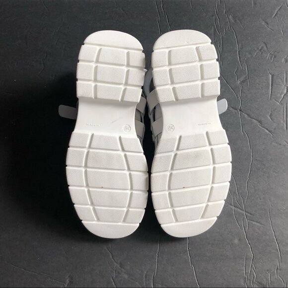 Free People Gia Gladiator Leather Chunky Platform Sandals White $198 37 38 39 41 - Picture 12 of 13